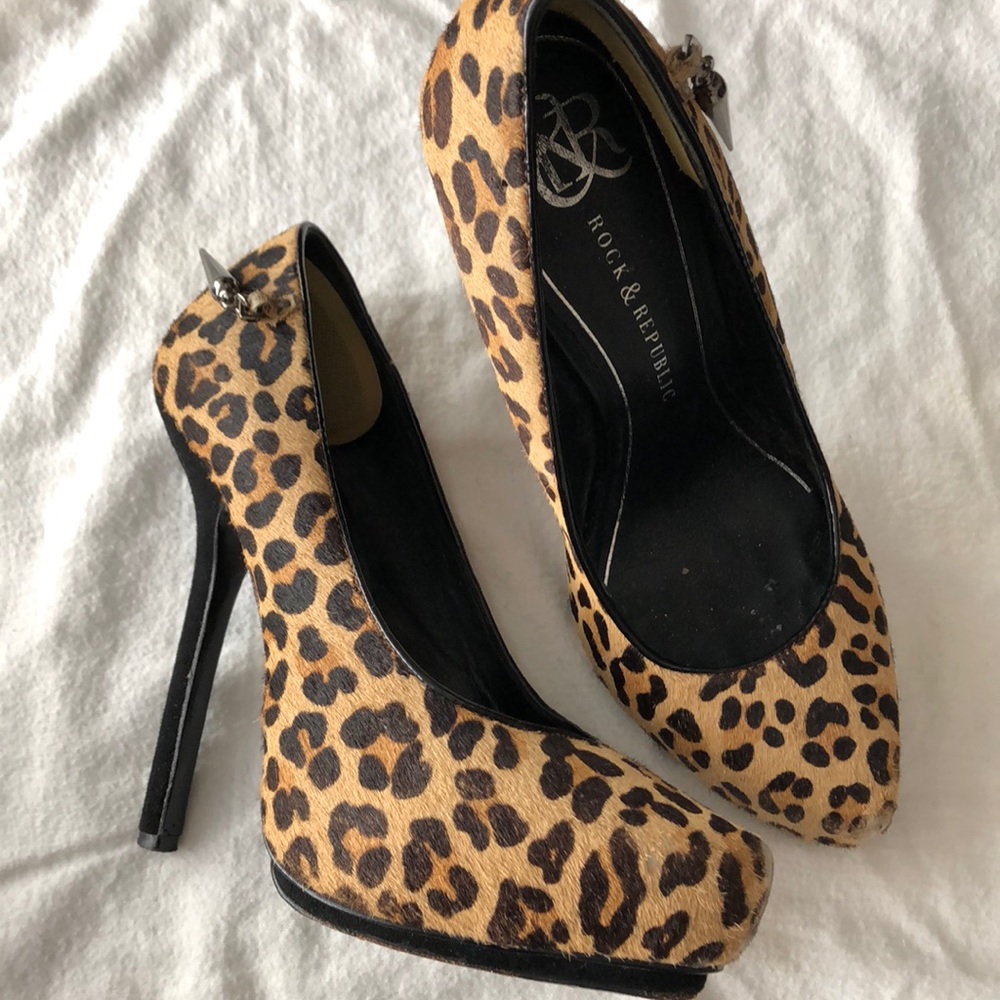 Calf Hair 5 inch Rock&Republic Heels